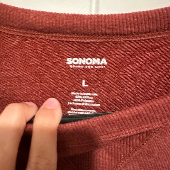 Sonoma Brick Red Knit Top - Picture 3 of 3
